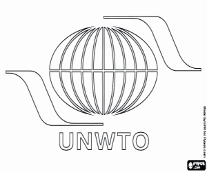 Omalovánka Logo UNWTO