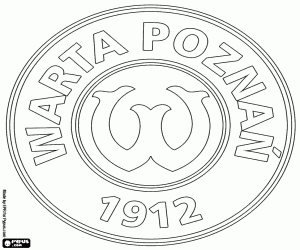 Omalovánka Logo Warta Poznaň