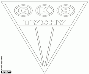 Omalovánka Logo z GKS Tychy