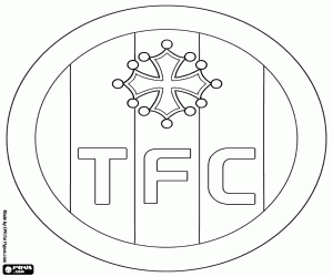 Omalovánka Logo z Toulouse FC