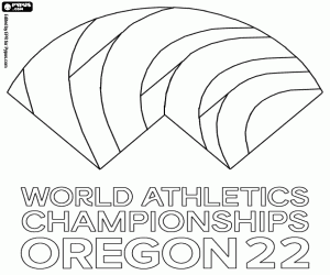 Omalovánka Logo šampionátu Oregon 2022