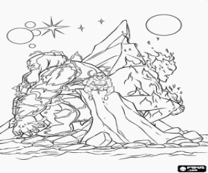 Omalovánka Loki, Thorova nepřítele