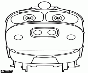 Omalovánka Lokomotiva Bruno, Chuggington