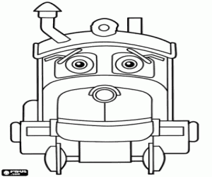Omalovánka Lokomotiva Hodge z Chuggington