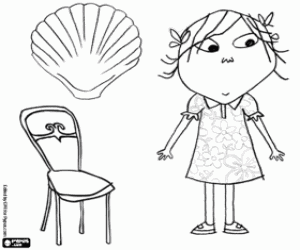 Omalovánka Lola, malou sestru Charlie