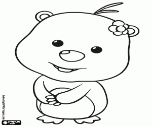 Omalovánka Loopy bobra