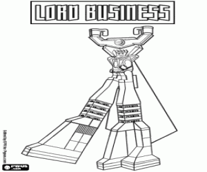 Omalovánka Lord Business, Lego Příběh