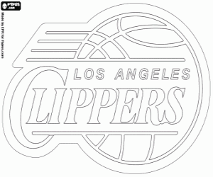 Omalovánka Los Angeles Clippers logo