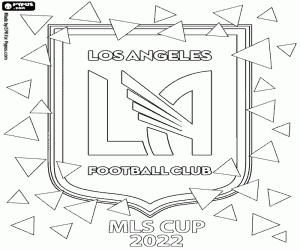 Omalovánka Los Angeles FC, MLS CUP 2022