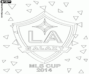 Omalovánka Los Angeles Galaxy, mistr MLS 2014