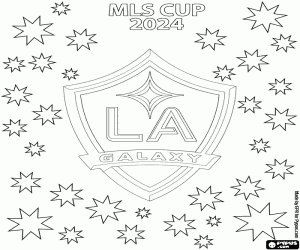 Omalovánka Los Angeles Galaxy, MLS Cup 2024