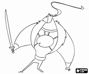 Omalovánka Lovec draků Lian-Chu