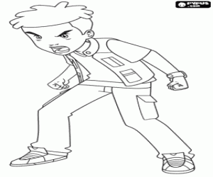 Omalovánka Lucas, charakter Gormiti