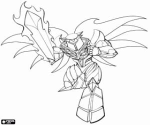 Omalovánka Luminor, Gormiti Mythos