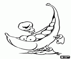 Omalovánka Lusku hrachu