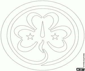 Omalovánka Látka, logo WAGGGS