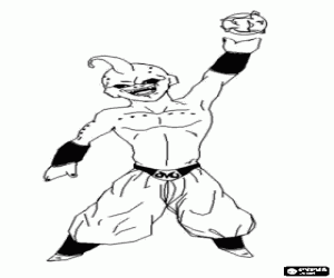 Omalovánka Majin Boo, Dragon Ball