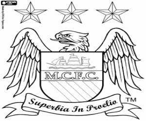 Omalovánka Manchester City logo