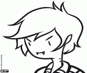 Omalovánka Marshall Lee, králi upírů