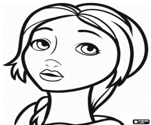 Omalovánka Mary Katherine, postava z Epic