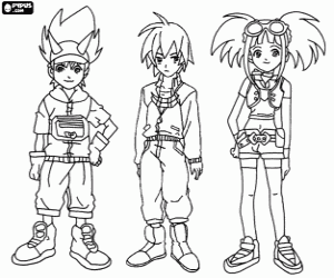 Omalovánka Max, Rex a Zoe, Dinosaur King