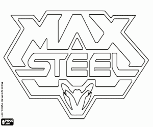 Omalovánka Max Steel logo