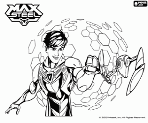 Omalovánka Max Steel s Steel