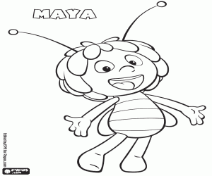 Omalovánka Maya Bee, hlavní protagonista