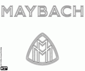 Omalovánka Maybach logo