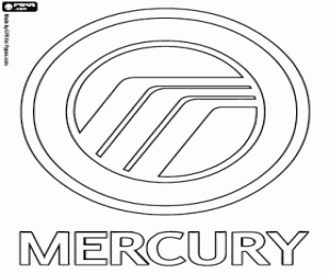Omalovánka Mercury logo
