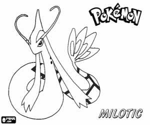 Omalovánka Milotic, Pokémon