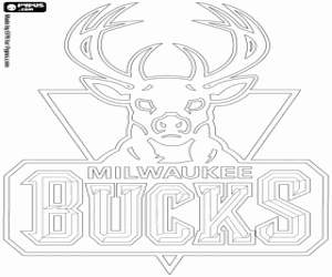 Omalovánka Milwaukee Bucks logo