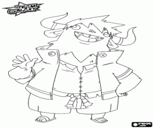 Omalovánka Mimozemský studentský, tým galaxie