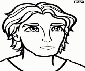 Omalovánka Mladý bojovník Nod