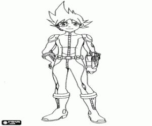 Omalovánka Mladý Brett z Team Galaxy