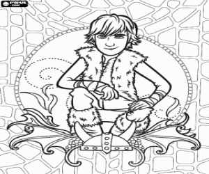 Omalovánka Mladý Viking Škyťák