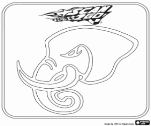 Omalovánka Moc slon, Scan2Go