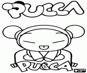 Omalovánka Mocné Pucca
