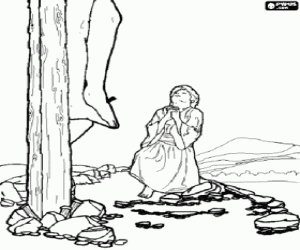 Omalovánka Modlitba Máří Magdalény