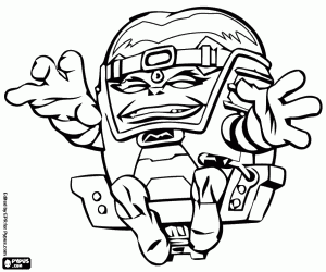 Omalovánka MODOK, padouch SuperHeroSquad