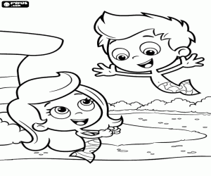 Omalovánka Molly a Gil mluvení