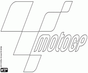 Omalovánka Moto GP logo