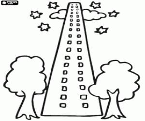 Omalovánka Mrakodrap, velmi vysoké budovy