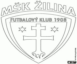 Omalovánka MSK Zilina štít