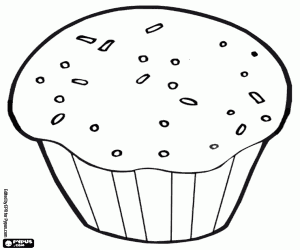 Omalovánka Muffin