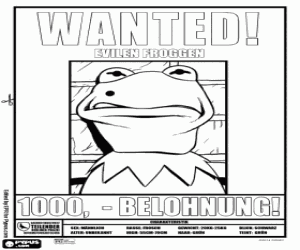 Omalovánka Muppets Most Wanted