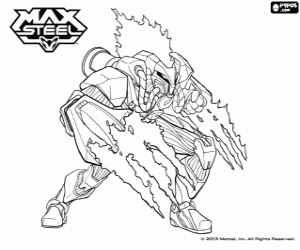 Omalovánka Mutant Max Steel, ToxZon