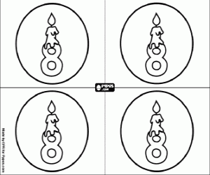 Omalovánka Má osm oslava narozenin