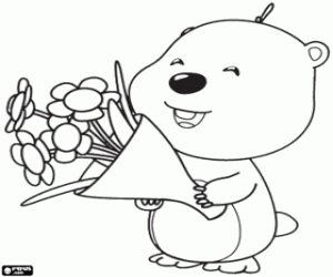 Omalovánka Málo a plachý Bobr Loopy