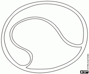 Omalovánka Míč pro hry kočka